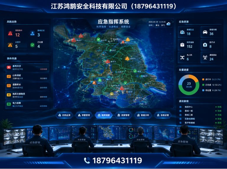 许昌应急指挥系统展示图